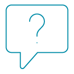 Thought with question mark icon