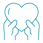 Holding Heart Icon