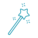 Start magic wand icon