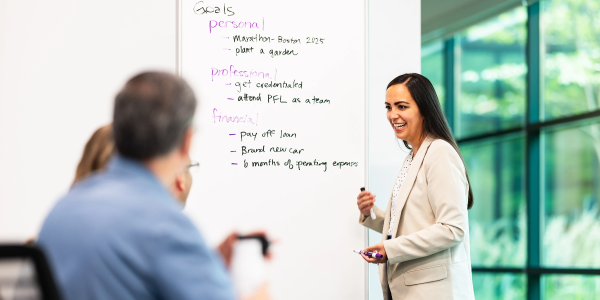 People having a meeting